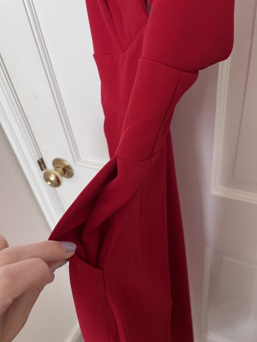 Lulus Red Ruffle Jumpsuit - Picture 4 of 5